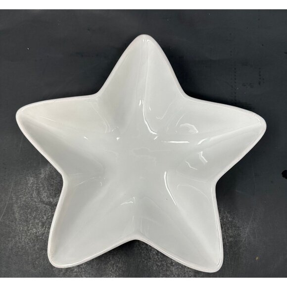 3 PIER 1 STAR SHAPED NESTING SERVING BOWLS Red White Blue Patriotic July 4th HTF - Picture 3 of 15